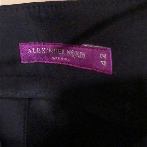 McQueen Navy (almost black) pants - Picture 2 of 2